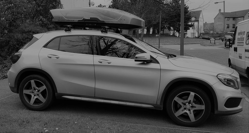 Mercedes GLA Motion XT L Welwyn Roofbox Hire